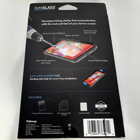 DuraGlass Tempered Glass Screen Protector for SAMSUNG Galaxy A11 - Picture 2 of 2